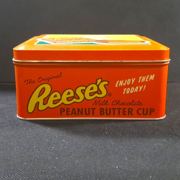 Vintage 1997 Hershey's Millennium Series Canister #3 "Peanutricious Tin" - Picture 3 of 11